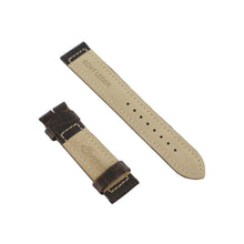 Laden Sie das Bild in den Galerie-Viewer, Ingersoll Ersatzband für Uhren Leder dunkelbraun Kroko 22 mm XL