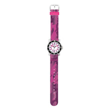 Laden Sie das Bild in den Galerie-Viewer, Scout Kinder Uhr Lernuhr Diver - Pink Camouflage Mädchen 280377004