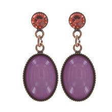 Laden Sie das Bild in den Galerie-Viewer, Konplott Ohrringe Ohrhänger Ohrstecker hängend Alien Caviar violett