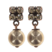 Laden Sie das Bild in den Galerie-Viewer, Konplott Ohrringe Ohrstecker Chameleon braun / pink Braun