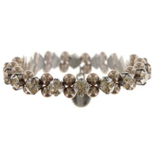 Laden Sie das Bild in den Galerie-Viewer, Konplott Armband Pearl Shadow elastisch small beige goldener Schatten