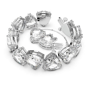 Swarovski Damen Armband Edelstahl Millenia Silber Trilliant-Schliff 5599194