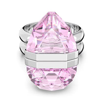 Laden Sie das Bild in den Galerie-Viewer, Swarovski Damen Ring Metall Kristall Lucent Rosa