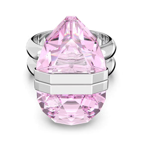 Swarovski Damen Ring Metall Kristall Lucent Rosa