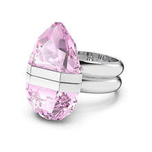Laden Sie das Bild in den Galerie-Viewer, Swarovski Damen Ring Metall Kristall Lucent Rosa