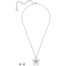Laden Sie das Bild in den Galerie-Viewer, Swarovski Damen Schmuckset Halskette Ohrstecker Kristalle Stella 5622729