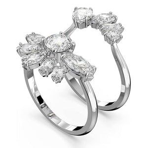 Swarovski Damen Ring Metall Silber Kristall GEMA-RING-SILBER