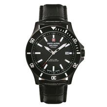 Laden Sie das Bild in den Galerie-Viewer, Swiss Alpine Military Herren Uhr Analog Quarz 7022.1577SAM-1 Leder