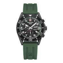 Laden Sie das Bild in den Galerie-Viewer, Swiss Alpine Military Herren Uhr Chronograph Analog Quarz 7029.9874SAM Silikon
