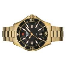 Laden Sie das Bild in den Galerie-Viewer, Swiss Alpine Military Herren Uhr Analog Quarz 7040.1117SAM Edelstahl