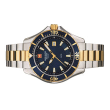 Laden Sie das Bild in den Galerie-Viewer, Swiss Alpine Military Herren Uhr Analog Quarz 7040.1145SAM Edelstahl