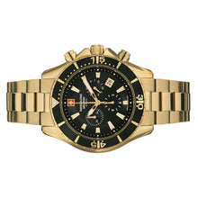 Laden Sie das Bild in den Galerie-Viewer, Swiss Alpine Military Herren Uhr Chronograph Analog Quarz 7040.9117SAM Edelstahl