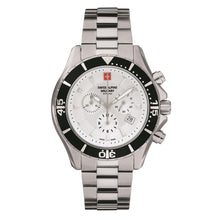 Laden Sie das Bild in den Galerie-Viewer, Swiss Alpine Military Herren Uhr Chronograph Analog Quarz 7040.9132SAM Edelstahl