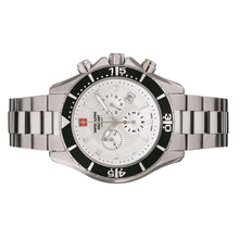 Laden Sie das Bild in den Galerie-Viewer, Swiss Alpine Military Herren Uhr Chronograph Analog Quarz 7040.9132SAM Edelstahl