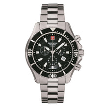 Laden Sie das Bild in den Galerie-Viewer, Swiss Alpine Military Herren Uhr Chronograph Analog Quarz 7040.9137SAM Edelstahl