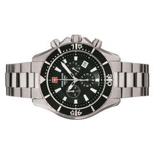 Laden Sie das Bild in den Galerie-Viewer, Swiss Alpine Military Herren Uhr Chronograph Analog Quarz 7040.9137SAM Edelstahl
