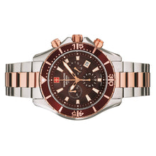 Laden Sie das Bild in den Galerie-Viewer, Swiss Alpine Military Herren Uhr Chronograph Analog Quarz 7040.9156SAM Edelstahl