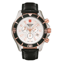 Laden Sie das Bild in den Galerie-Viewer, Swiss Alpine Military Herren Uhr Chronograph Analog Quarz 7040.9552SAM Leder