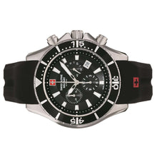 Laden Sie das Bild in den Galerie-Viewer, Swiss Alpine Military Herren Uhr Chronograph Analog Quarz 7040.9837SAM Siikon