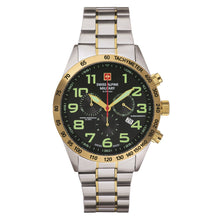 Laden Sie das Bild in den Galerie-Viewer, Swiss Alpine Military Herren Uhr Chronograph Analog Quarz 7047.9144SAM Edelstahl