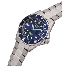 Laden Sie das Bild in den Galerie-Viewer, Swiss Alpine Military Herren Uhr Analog Quarz 7053.1134SAM Edelstahl