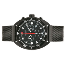 Laden Sie das Bild in den Galerie-Viewer, Swiss Alpine Military Herren Uhr Chronograph Analog Quarz 7066.9177SAM Edelstahl