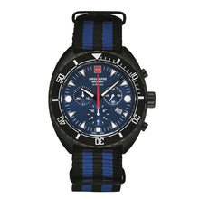 Laden Sie das Bild in den Galerie-Viewer, Swiss Alpine Military Herren Uhr Chrono Analog Quarz 7066.9675SAM Nylon-Armband