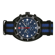 Laden Sie das Bild in den Galerie-Viewer, Swiss Alpine Military Herren Uhr Chrono Analog Quarz 7066.9675SAM Nylon-Armband