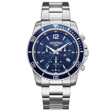 Laden Sie das Bild in den Galerie-Viewer, Roamer Herren Uhr Chronograph Quarz 862837 41 45 20 Nautic Chrono 100 Edelstahl