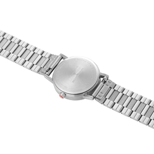 Mondaine Unisex Uhr Classic Armbanduhr 36 mm A660.30314.16SBW Edelstahl