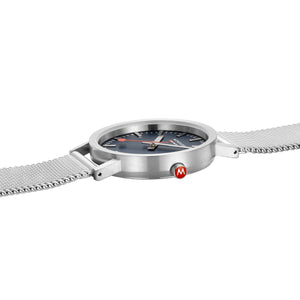Mondaine Unisex Uhr Classic Armbanduhr 36 mm A660.30314.40SBJ Edelstahl