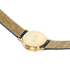 Mondaine Unisex Uhr Classic Armbanduhr 36 mm A660.30314.40SBQ Textil