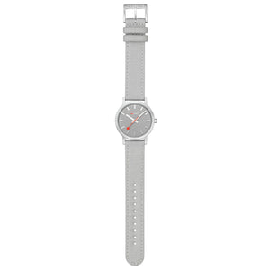 Mondaine Unisex Uhr Classic Armbanduhr 36 mm A660.30314.80SBH Textil