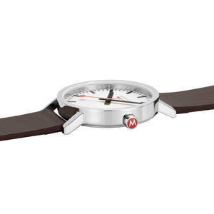 Mondaine Herren Uhr Classic Armbanduhr 40 mm A660.30360.11SBG Leder