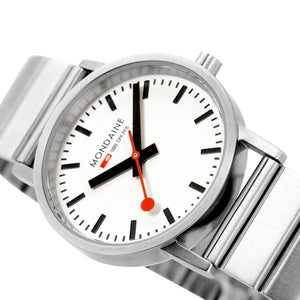 Mondaine Herren Uhr Classic Armbanduhr 40 mm A660.30360.16SBJ Edelstahl