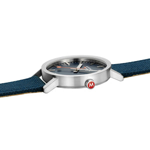 Mondaine Herren Uhr Classic Armbanduhr 40 mm A660.30360.40SBD Textil