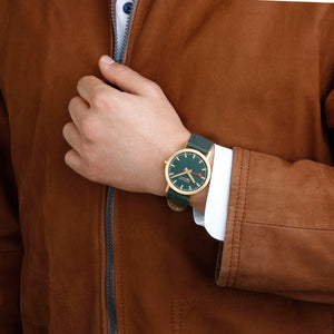 Mondaine Herren Uhr Classic Armbanduhr 40 mm A660.30360.60SBS Textil