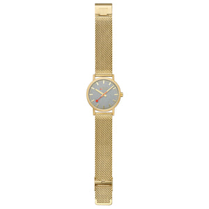 Mondaine Herren Uhr Classic Armbanduhr 40 mm A660.30360.80SBM Edelstahl