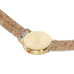 Mondaine Herren Uhr Classic Armbanduhr 40 mm A660.30360.80SBU Textil