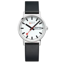 Laden Sie das Bild in den Galerie-Viewer, Mondaine Unisex Uhr Classic Armbanduhr 36 mm A667.30314.11SBBV Leder
