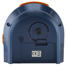 Laden Sie das Bild in den Galerie-Viewer, ATRIUM Wecker Analog Quarz blau/orange A921-5 ohne Ticken mit Licht und Snooze