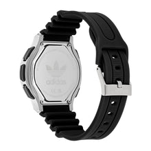 Laden Sie das Bild in den Galerie-Viewer, Adidas Unisex Uhr EXPRESSION THREE DIGITALSilikon schwarz AOFH25507