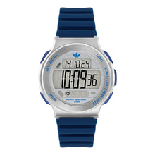 Laden Sie das Bild in den Galerie-Viewer, Adidas Unisex Uhr EXPRESSION THREE DIGITALSilikon blau AOFH25508