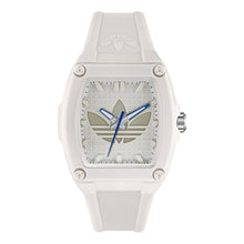Laden Sie das Bild in den Galerie-Viewer, Adidas Unisex Uhr CITY TECH FIVE Kunststoff weiß AOFH25511