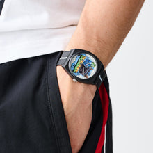 Laden Sie das Bild in den Galerie-Viewer, Adidas Unisex Uhr PROJECT TWO Kunststoff schwarz AOST25041