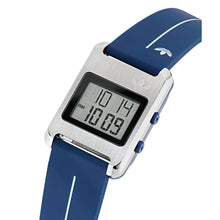 Laden Sie das Bild in den Galerie-Viewer, Adidas Unisex DIGITAL Uhr RETRO POP THREE Silikon blau AOST25533
