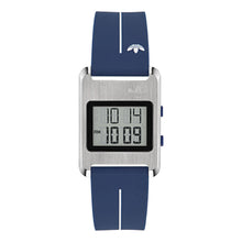 Laden Sie das Bild in den Galerie-Viewer, Adidas Unisex DIGITAL Uhr RETRO POP THREE Silikon blau AOST25533