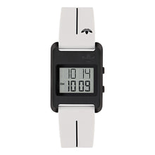 Laden Sie das Bild in den Galerie-Viewer, Adidas Unisex DIGITAL Uhr RETRO POP THREE Silikon weiß AOST25536