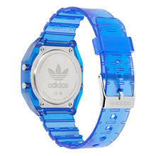 Laden Sie das Bild in den Galerie-Viewer, Adidas Unisex Uhr DIGITAL TWO CRYSTAL Silikon blau AOST25537