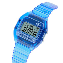 Laden Sie das Bild in den Galerie-Viewer, Adidas Unisex Uhr DIGITAL TWO CRYSTAL Silikon blau AOST25537